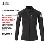 JUNHAIINS 1.5mm combinaison thermique à fente à manches longues ensemble complet pour hommes femmes néoprène surf vêtements froid soleil résistant combinaison de plongée