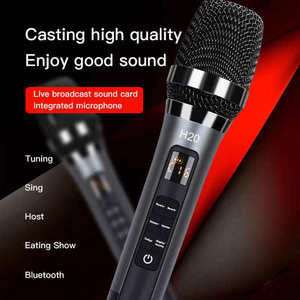 ไมโครโฟนไดนามิก H20 ออลอินวัน พร้อมการ์ดเสียงในตัว แบบเสียบใช้งานได้ทันที สำหรับโทรศัพท์แอนดรอยด์และไอโอเอส ใช้สำหรับไลฟ์สตรีมมิ่ง คาราโอเกะ และการบันทึกเสียง - Product Image 6