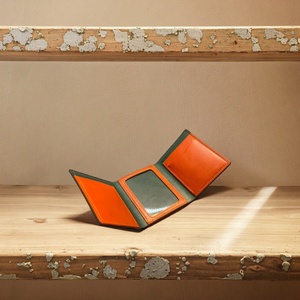 Boshiho Genuine Leather Short <b>Trifold</b> <b>Wallet</b> With Lining Money Clip and Credit Card Holders for Men's Travel Model - Product Image 5