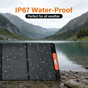 Portable 400W Foldable Solar Panel Charger 23% Conversion Rate IP67 Waterproof With USB Type-C Port for Outdoor Camping RV - Product Image 2