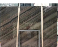 Haute qualité brésil luxe pierre élégant marron Quartzite marbre noir pour sol dalle mur bureau noir Quartzite