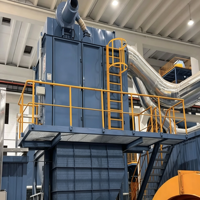 Système de collecte des poussières pour fonderie, filtre à sac industriel à jet pulsé pour usine de fonderie