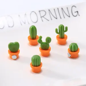 Cactus DIY Message Magnet 3D Plant Fridge Magnet