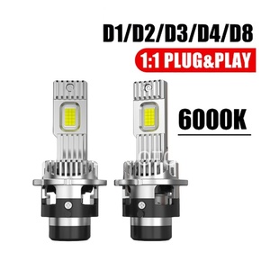 1 ชุดซุปเปอร์วิชั่น D4S <span class=keywords><strong>D2S</strong></span> 12V ยูนิเวอร์แซลฟิตเมนท์หลอดไฟแอลอีดี แคนบัส 6000K สีขาว 90W 30000LM ไฟหน้าหลอดไฟปลั๊กแอนด์เพลย์เปลี่ยนซีนอน - Product Image 3