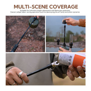 Varilla de Extensión de Aleación de Aluminio Multiusos <span class=keywords><strong>para</strong></span> Antorcha de <span class=keywords><strong>Gas</strong></span> <span class=keywords><strong>Butano</strong></span>, <span class=keywords><strong>Tubo</strong></span> de Extensión <span class=keywords><strong>para</strong></span> Camping, Barbacoa y Actividades al Aire Libre - Product Image 5