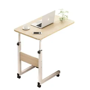 中密度纤维板顶级木制家具可调家居床沙发办公室坐架可移动床头笔记本电脑桌带轮子