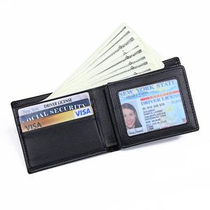 J.M.<span class=keywords><strong>D</strong></span> portefeuille de protection RFID en cuir Ultra-mince, porte-cartes en Fiber de carbone, portefeuille Simple pour hommes, Offre Spéciale - Product Image 1