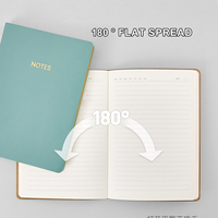 Gran oferta, cuaderno de bolsillo de cuero PU personalizado de tamaño A6 con diseño de línea de logotipo dorado, planificador de Agenda de tapa blanda
