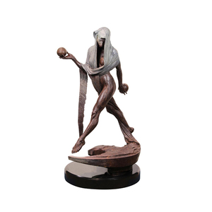 Statua in Bronzo per Decorazione Giardino Esterno, Colori e Dimensioni Personalizzabili, Scultura in Bronzo Dipinta a Grandezza Naturale - Product Image 4