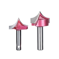 Fraise à bois en carbure de tungstène à pointe acérée pour sculpture, tige 6/8, dureté 60-65HRC, pour défonceuse, relief 3D, ODM OEM