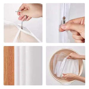 Bolsa de Almacenamiento de Ropa Multifuncional Reutilizable de Alta Calidad, Moderna, Blanca, 100% Poliéster, Ahorra Espacio, para Armario - Product Image 5