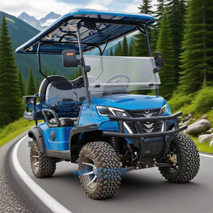 Carrito de Golf Personalizado de Cuatro Plazas, Color Azul, Equipado con Motor AC, Apto para Recorridos Turísticos en Campos de Golf, en Venta - Product Image 6