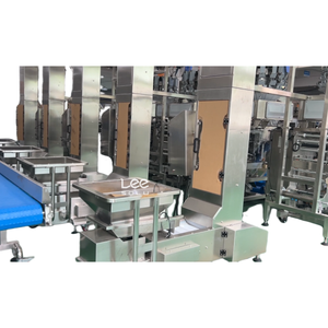 Línea de Pesaje y Empaquetado Combinada de 14 Cabezales para Cacahuetes/Nueces, 90 <span class=keywords><strong>BPM</strong></span>, Alimentación y Transporte Automáticos, Máquina Empacadora - Product Image 6
