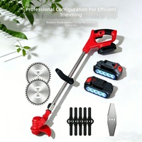 Tondeuse à gazon sans fil 500W 24V, lame télescopique en acier à 5 sections, qualité professionnelle et DIY pour l'entretien du jardin