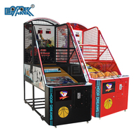 Machine de jeu de basket-ball de parc d'attractions intérieur, machine de basket-ball d'arcade, machine à pièces