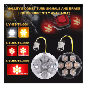Mini <span class=keywords><strong>Moto</strong></span> Parking Lumière Led Ambre Équipement Indicateurs Sans Fil Dynamique Led Clignotants Lumières - Product Image 3