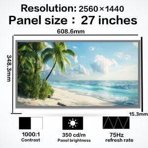 Genuine 27 Inch MV270QHM-N30 2560x1440 TFT <b>LCD</b> Module for Industrial Equipment Reliable Screen - Product Image 4