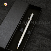 Evgartist — stylos à bille en métal et en titane, de luxe, sensation lourde, pour écriture, travail, bureau, Signature