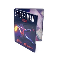 Boîte de rangement pour DVD en métal, emballage personnalisé, boîte en étain pour CD avec doublure en plastique, offre spéciale