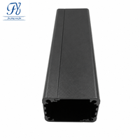 Boîtier miniature en aluminium anodisé noir 30*25mm, extrudé, pour module de capteur PCB 6063, longueur personnalisée