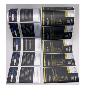 Etiquetas Adhesivas de Vinilo Negro Mate para Negocios, Impresión de Etiquetas Personalizadas con Logotipo en Rollo, Etiquetas de Embalaje, Adhesivo para Pestañas, Etiqueta Privada - Product Image 4