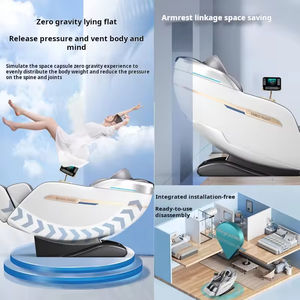 Fauteuil de massage électrique de bureau VCT-.Y81, spa pour les pieds et les jambes, pédicure, massage zéro gravité, massage complet du corps, pression d'air, pétrissage, Bluetooth - Product Image 3