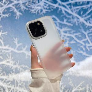 เคสโทรศัพท์มือถือกันกระแทกใสสีลูกกวาดแฟชั่น สำหรับ 11 Pro Max 12 13 14 15 Plus  ฝาหลังแบบด้านพร้อมที่จับ - Product Image 3
