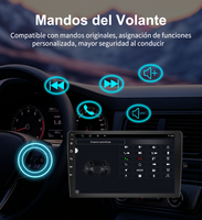 Lecteur DVD automobile universel, autoradio Android 9 pouces, 4G LTE, GPS, AHD, SWC, 2+64 Go, écran IPS pour voiture