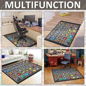 <span class=keywords><strong>Tapis</strong></span> de jeu Teen Boys avec éléments de <span class=keywords><strong>jeux</strong></span> Pixel <span class=keywords><strong>Tapis</strong></span> de décoration, <span class=keywords><strong>tapis</strong></span> de jeu médical pour <span class=keywords><strong>chambre</strong></span> de garçon Salon Salle de <span class=keywords><strong>jeux</strong></span> - Product Image 6
