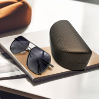 Boîte de lunettes de soleil en fibre de carbone Offre Spéciale emballage étui à lunettes emballage de lunettes optiques de luxe dur