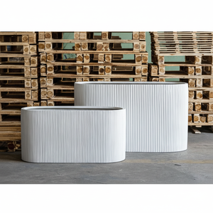 Olla de abrevadero blanca con Ribble de 2/2 "(2) - Product Image 1