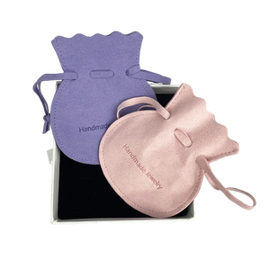 Wholesale Emboss Mini Jewelry Microfiber Velvet Jewellery <b>Gift</b> Bag Jewelry Pouch With Logo Suede <b>Envelope</b> <b>Gift</b> Bag - Product Image 6