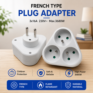 Adaptador de Enchufe Triangular para Esquinas, 3 Vías, con Esquinas Redondeadas, para Topógrafos, Paisajistas, Irrigadores, Esquinas de Cobertizos, Estaciones de Campo - Product Image 1
