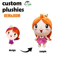 Jouets en peluche créatifs personnalisés fabriqués en usine, poupées mascottes en coton et tissu doux, peluches personnalisées au design adorable, cadeaux