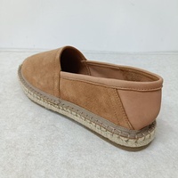 Espadrilles de luxe en cuir d'agneau pour hommes et femmes mocassins plats en cuir véritable paille mocassins décontractés chaussures avec logo personnalisé usine de chaussures