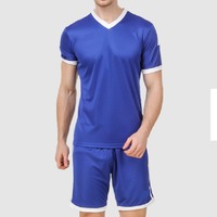 Conjunto de Camiseta de Fútbol de Verano con Logotipo de Messi Personalizable, Nuevo de Fábrica, Transpirable, Antibacterial, Impresión Digital por Sublimación 100%