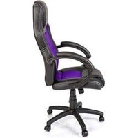 Fauteuil de bureau ergonomique en cuir, pivotant, style racing, minimaliste, avec accoudoirs à vérin à gaz 3 positions, pour le gaming et la relaxation, vente en gros