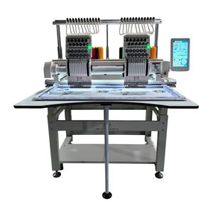 Shangchen Embroidery Machine 2-Head Automatic Electric Tabletop Cap Flat Embroidery Machine 360x510mm Computerized - Product Image 3