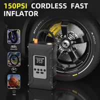 Démarreur portable haute capacité 2026 pour voiture et moto, gonfleur de batterie automobile, batterie externe avec courant de crête de 1600A, gonfleur de pneus