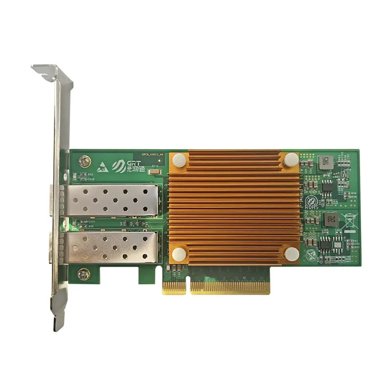 Adaptador de red Ethernet de doble puerto, Chip 10GBase PCI Express x8 82599 ES