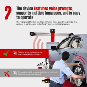 อุปกรณ์ตั้งศูนย์ถ่วงล้อ 3 มิติ Hongtech WA28 พร้อมลิฟท์ยก<span class=keywords><strong>รถ</strong></span> 4 เสา สำหรับตรวจสอบยานยนต์ - Product Image 3