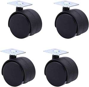 Kunden spezifische Industriestahl-Büromöbel drehbar Twin Hooded Casters Nylon Swivel Silent Castor Möbel Colson Caster - Product Image 2