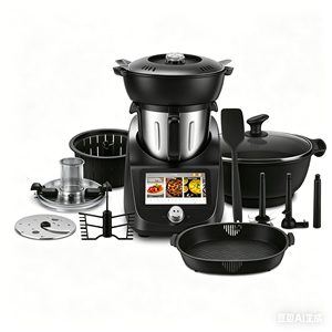 <span class=keywords><strong>Robot</strong></span> Cuiseur Multifonctionnel de Comptoir TFT Tactile 7 Pouces avec Capacité de 3,5 Litres pour Soupes, Smoothies et Shakes – Idéal pour la Maison - Product Image 3