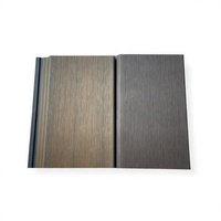Panneau mural extérieur en WPC co-extrudé 148*21mm, panneaux muraux en composite bois-plastique, panneaux muraux extérieurs