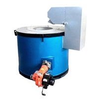 Four de fusion de métaux au propane de 10 kg à 5000 kg avec contrôle automatique PID pour la ferraille d'aluminium