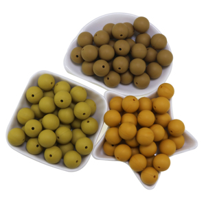 Cuentas de Silicona de Colores Nuevas Directas de Fábrica, Cuentas Redondas de 15 mm con Diseño Moderno y Colorido para la Fabricación de Bolígrafos con Cuentas - Product Image 3