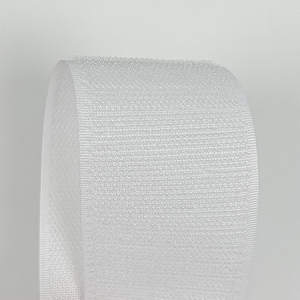 Ventes en gros de rubans auto-agrippants tissés non adhésifs pour machines à coudre, attaches pour vêtements, accessoires blancs, support OEM ODM - Product Image 4