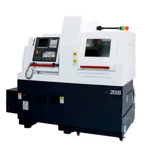 Torno automático tipo suizo CNC, husillo de eje de alta precisión FANUC, 20II