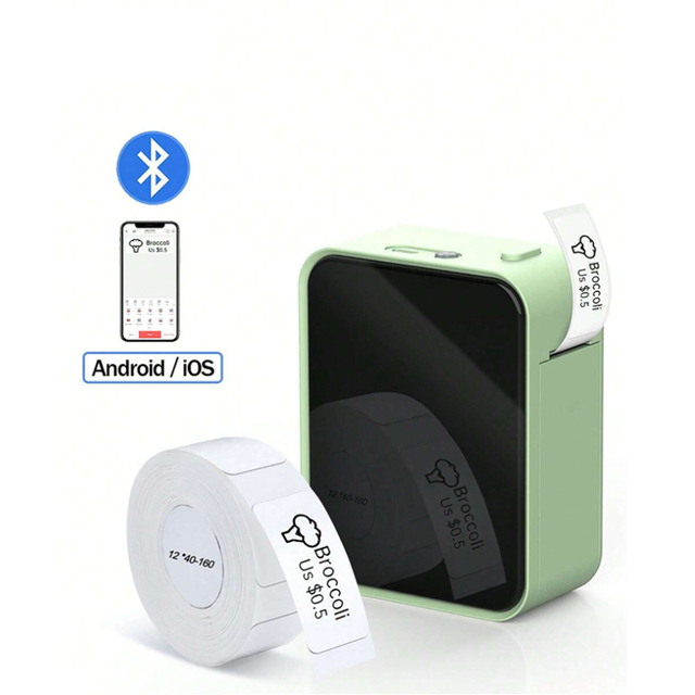 Smart Handheld 15mm Label Maker Thermal Label Printer for Printing Various Label Sticker for Home Storage Office