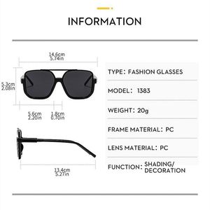 Gafas de Sol de Piloto con Logotipo Personalizado, Diseño Vintage 2025, Doble Puente, Protección UV400, Montura Grande de PC, para Hombre y Mujer - Product Image 5